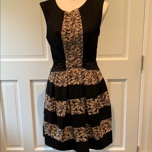 Eva Franco cocktail dress black with cutout design